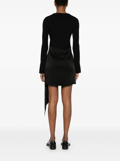 Simkhai draped mini dress - Black - zdjęcie produktu nr 2
