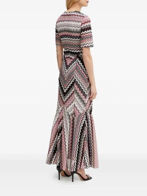 Missoni zigzag-knit fishtail dress - Black - zdjęcie produktu nr 2