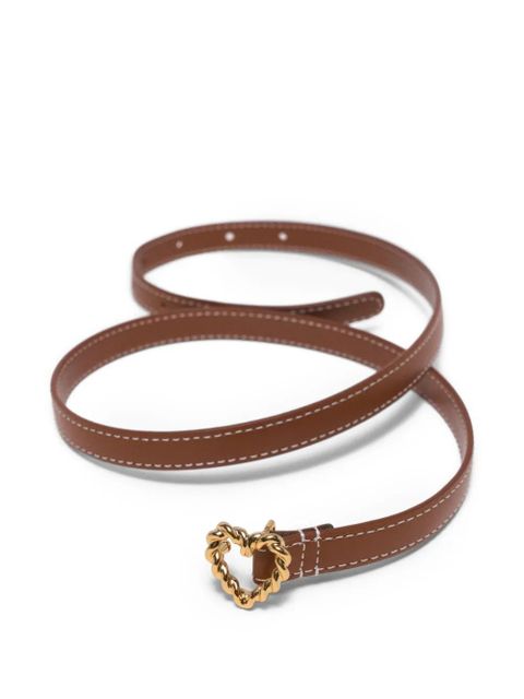 Maje heart-buckle leather belt - Brown - zdjęcie produktu nr 2
