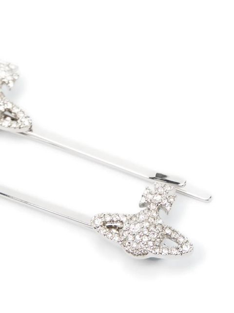 Vivienne Westwood Grace Bobby hair pin - Silver - zdjęcie produktu nr 2