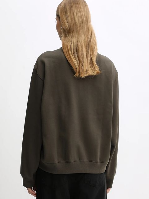 adidas Originals bluza Essentials damska kolor brązowy gładka JW1025