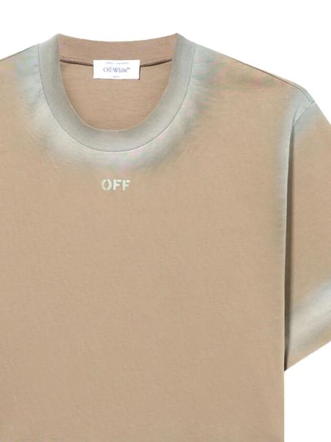 Off-White Spray Off Stamp T-shirt - Neutrals - zdjęcie produktu nr 2