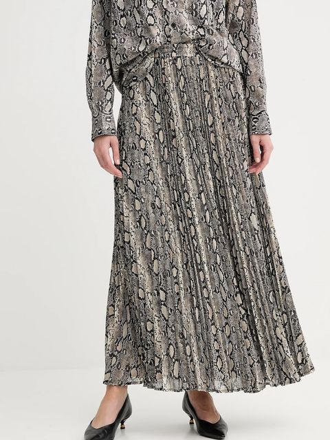 MICHAEL Michael Kors spódnica kolor szary maxi rozkloszowana MT570J5ABE - zdjęcie produktu nr 1