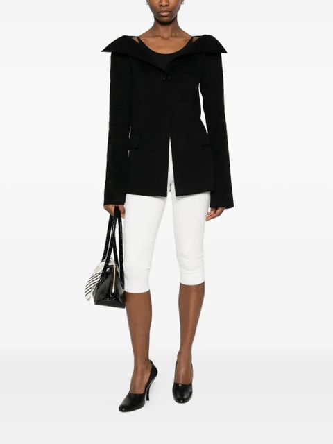 TOTEME open collar jacket - Black - zdjęcie produktu nr 2