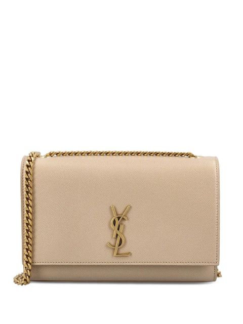 Saint Laurent New small KATE bag in grain-of-powder leather - Neutrals - zdjęcie produktu nr 1