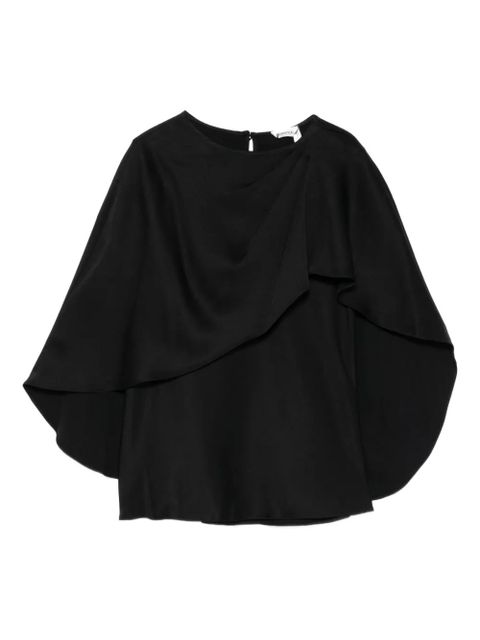 Simkhai cape-detail top - Black - zdjęcie produktu nr 1