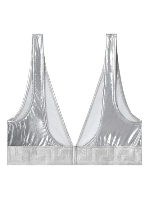 Versace metallic biquini top - Silver - zdjęcie produktu nr 2