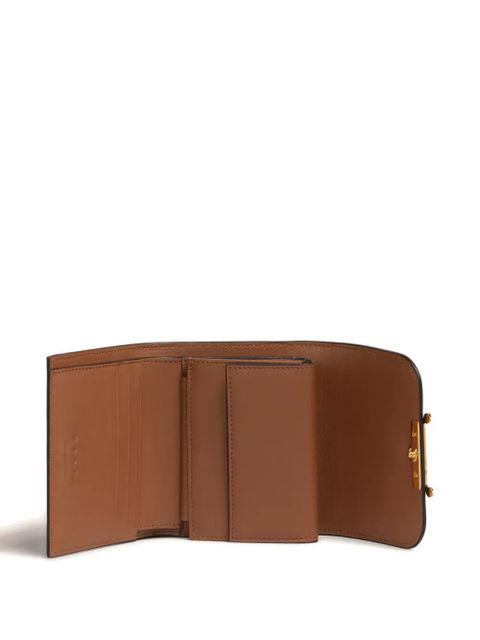 Marni leather wallet - Brown
