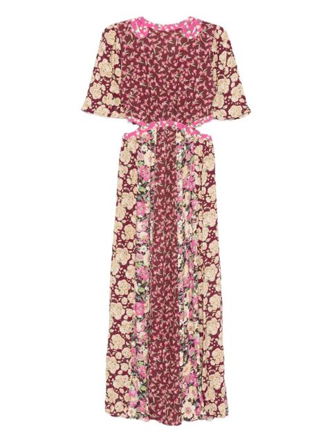 Ba&Sh Ilma cut-out floral maxi dress - Pink - zdjęcie produktu nr 2