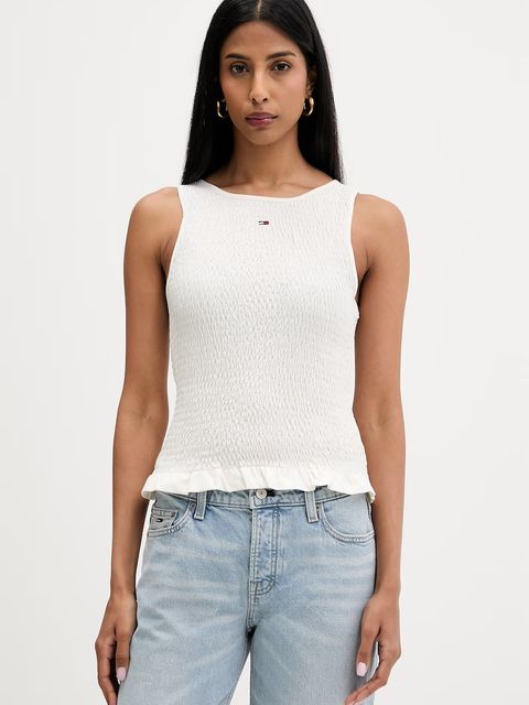 Tommy Jeans top damski z bawełną - zdjęcie produktu nr 1