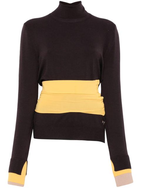 FENDI asymmetric sweater - Purple - zdjęcie produktu nr 1