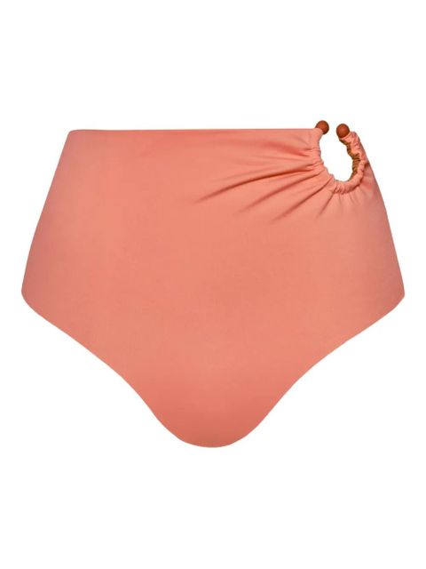 Johanna Ortiz Taita ring-detail bikini bottom - Pink - zdjęcie produktu nr 1