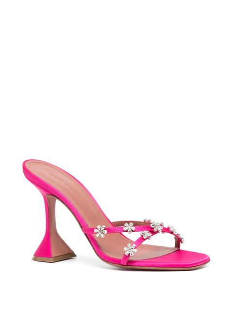 Amina Muaddi 115mm Lily sandals - Pink - zdjęcie produktu nr 2