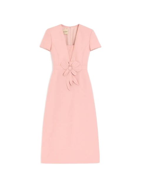 Valentino Garavani embroidered crepe couture dress - Pink - zdjęcie produktu nr 1