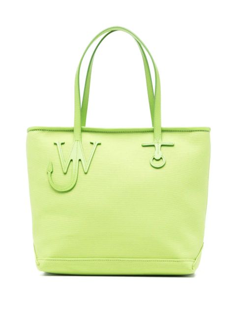 JW Anderson logo-patch tote bag - Green