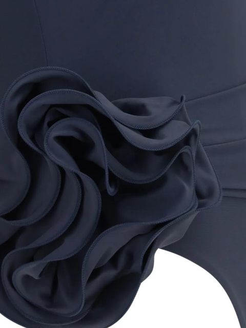 Magda Butrym flower-motif swimsuit - Blue