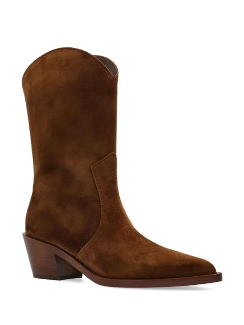 Gianvito Rossi suede Western boots - Brown - zdjęcie produktu nr 2