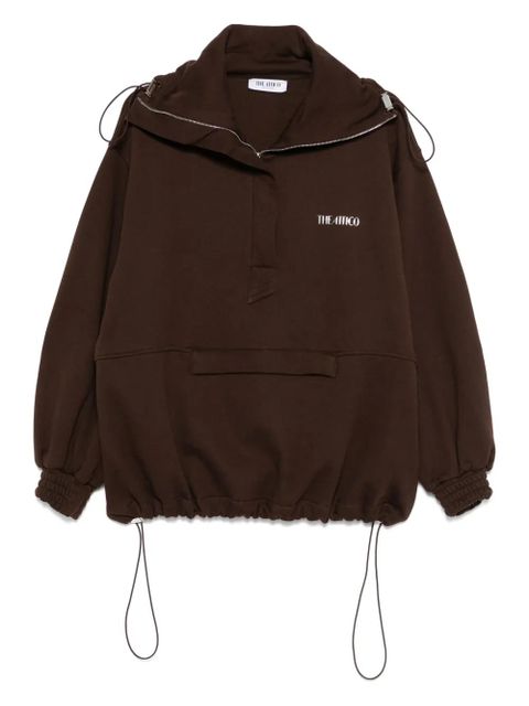 The Attico half zip-up jacket - Brown - zdjęcie produktu nr 1