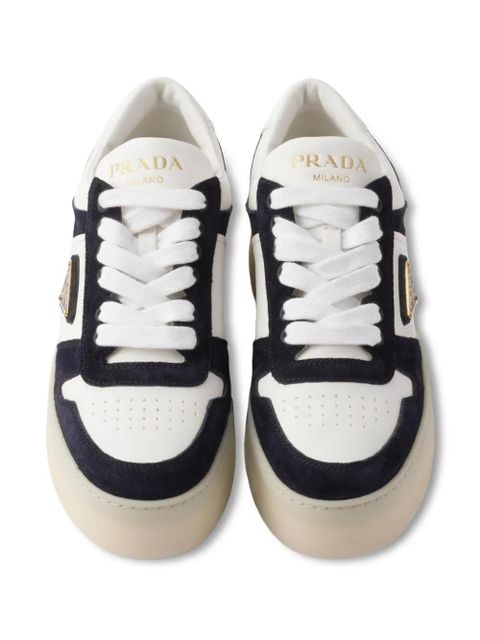 Prada Downtown platform sneakers - White