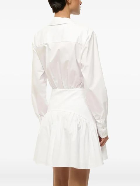 STAUD Rocco mini dress - White