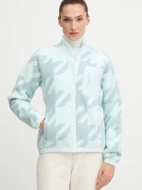 Helly Hansen bluza polarowa IMPERIAL damska kolor turkusowy gładka 63373 - zdjęcie produktu nr 1