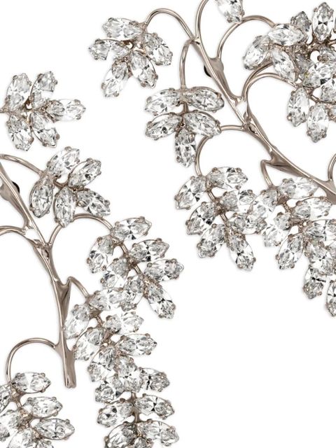 Jennifer Behr Raquel crystal earrings - Silver