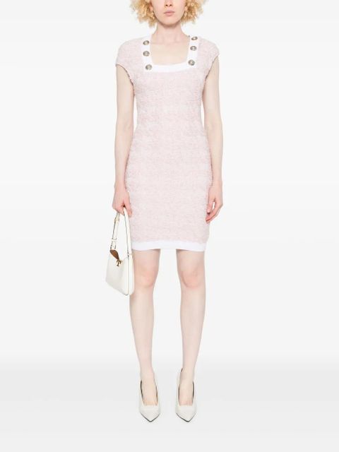 Balmain tweed mini dress - Pink