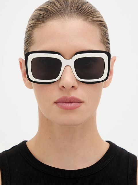 Marc Jacobs okulary przeciwsłoneczne damskie kolor biały MARC 850/S