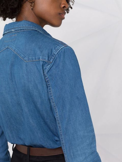Saint Laurent long-sleeve denim shirt - Blue