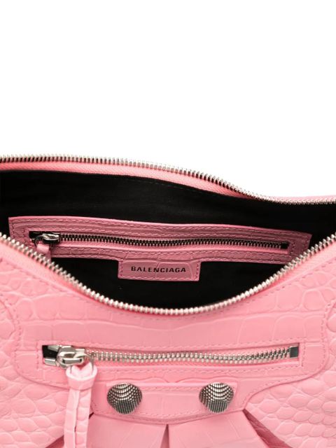Balenciaga Le Cagole S leather shoulder bag - Pink