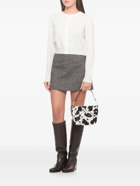 MC2 Saint Barth Aline print leather shoulder bag - White - zdjęcie produktu nr 2