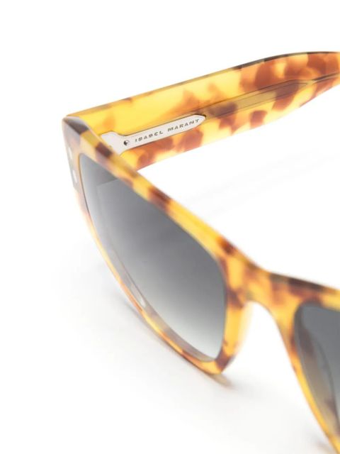 ISABEL MARANT tortoiseshell sunglasses - Yellow