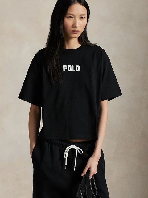 Polo Ralph Lauren t-shirt bawełniany damski kolor czarny 211965119