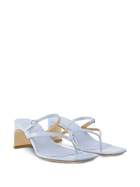 Aeyde 55mm Giselle buckle-strap heeled sandals - Blue - zdjęcie produktu nr 2