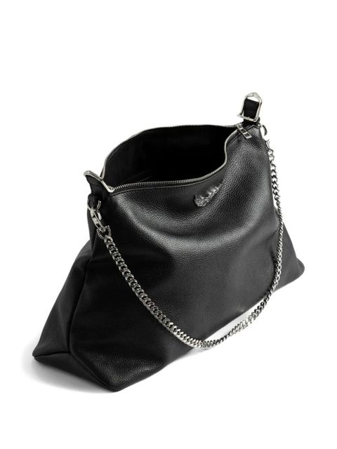 Zadig&Voltaire Jim chain-strap leather shoulder bag - Black