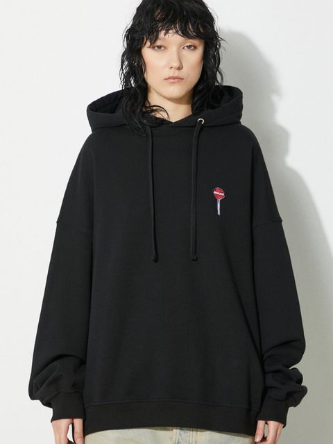 Fiorucci bluza bawełniana Black Lollipop Patch Hoodie - zdjęcie produktu nr 1