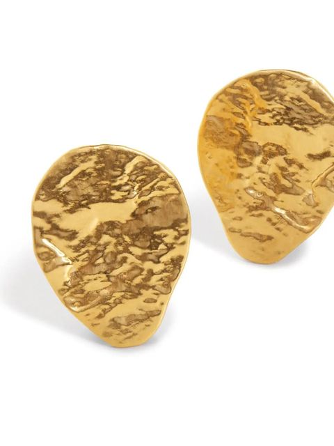 Monica Vinader Capri Teardrop stud earrings - Gold - zdjęcie produktu nr 2
