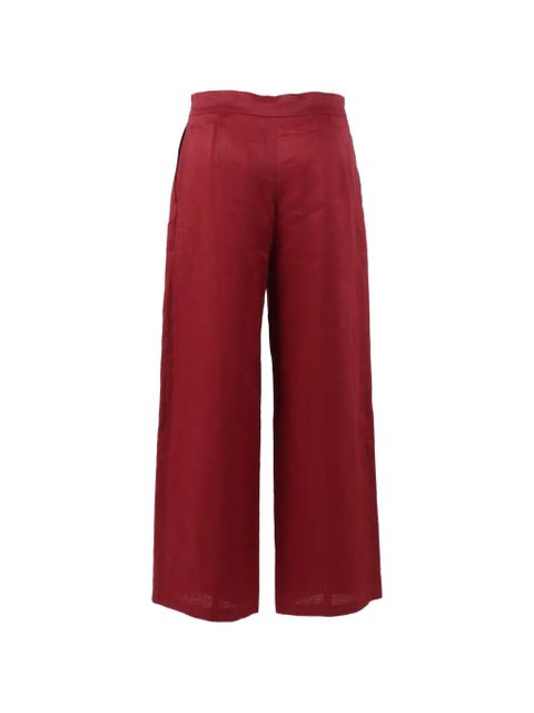 Max Mara pleated wide-leg palazzo pants - Red - zdjęcie produktu nr 2