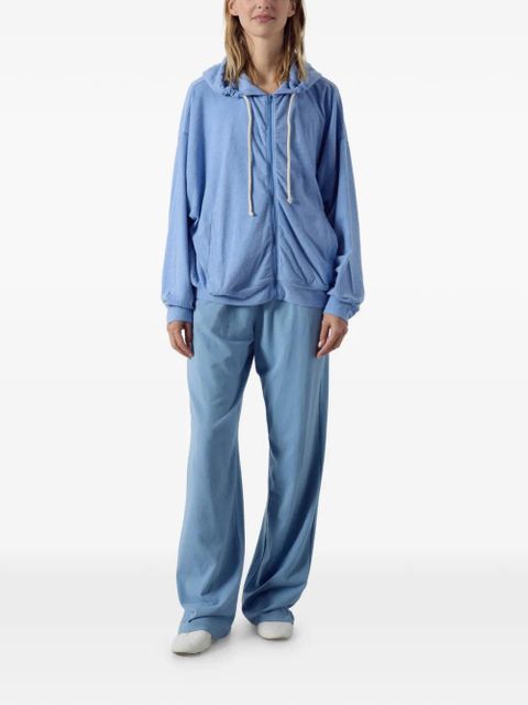 American Vintage zip-up drawstring hoodie - Blue - zdjęcie produktu nr 2