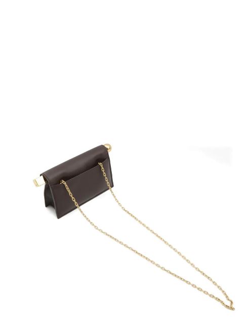 Jacquemus small Rond Carré clutch - Brown - zdjęcie produktu nr 1