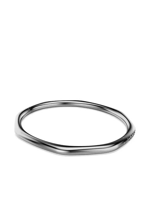 Swarovski Dextera faceted crystal-embellished bangle - Grey