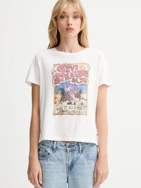 Levi's t-shirt bawełniany damski kolor biały A8804 - zdjęcie produktu nr 1