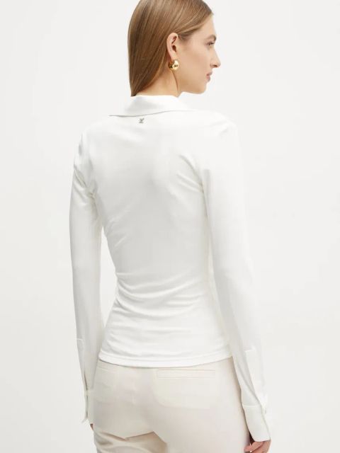 Marciano Guess bluzka ILARY damska kolor beżowy gładka 5RGP00 6295A