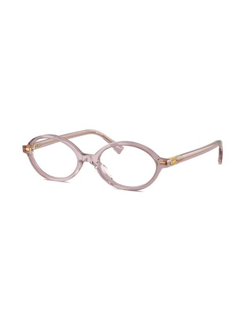 Miu Miu Eyewear Regard glasses - Purple - zdjęcie produktu nr 2