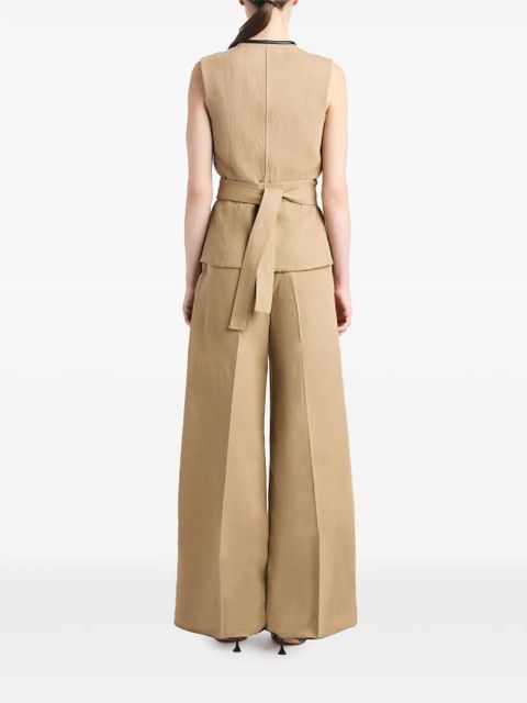 Proenza Schouler Elliot cotton-blend blouse - Neutrals
