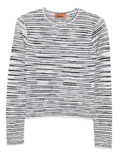 Missoni striped sweater - White