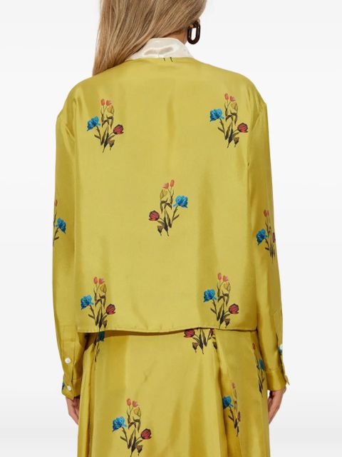Marni silk blouse - Yellow - zdjęcie produktu nr 2