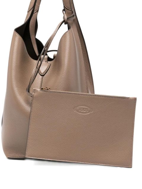 Tod's small T Timeless tote bag - Brown