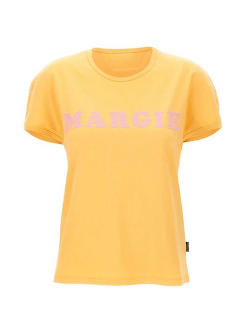 MM6 Maison Margiela logo-print T-shirt - Yellow - zdjęcie produktu nr 1