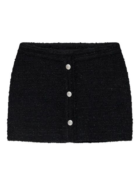 MISBHV bouclé mini skirt - Black - zdjęcie produktu nr 1